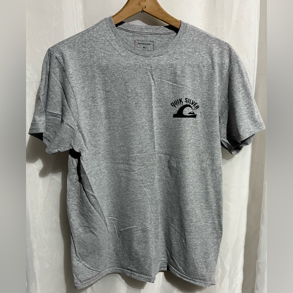 Preloved-Quicksilver T-Shirt, Men’s Large, Gray